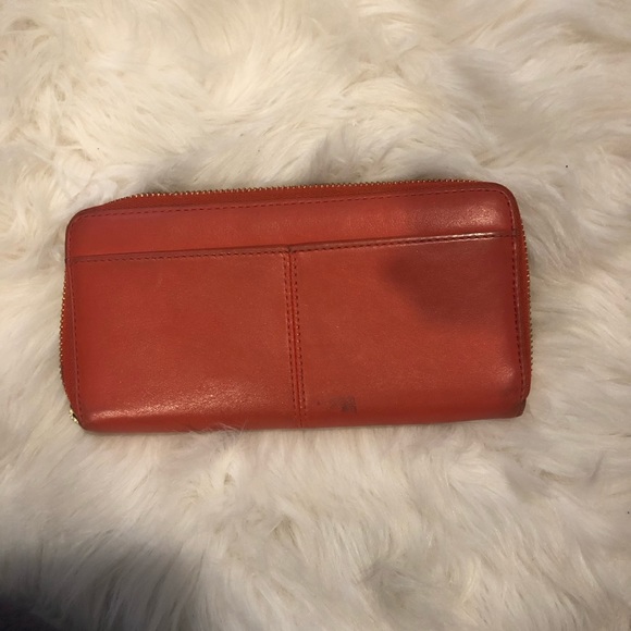 Coach coral colored wallet! - Picture 3 of 3